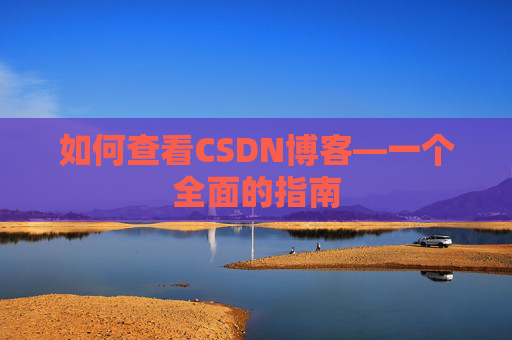 如何查看CSDN博客—一个全面的指南